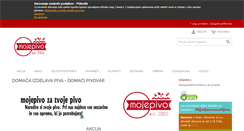 Desktop Screenshot of mojepivo.si
