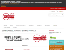 Tablet Screenshot of mojepivo.si